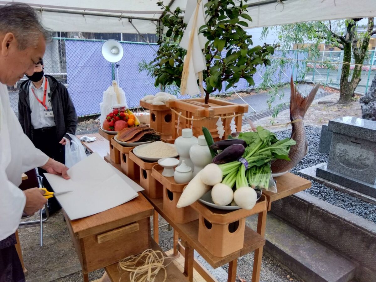 「清め塚祈願祭が行われました！」